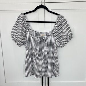 Madewell Omaha Tiered Blouse